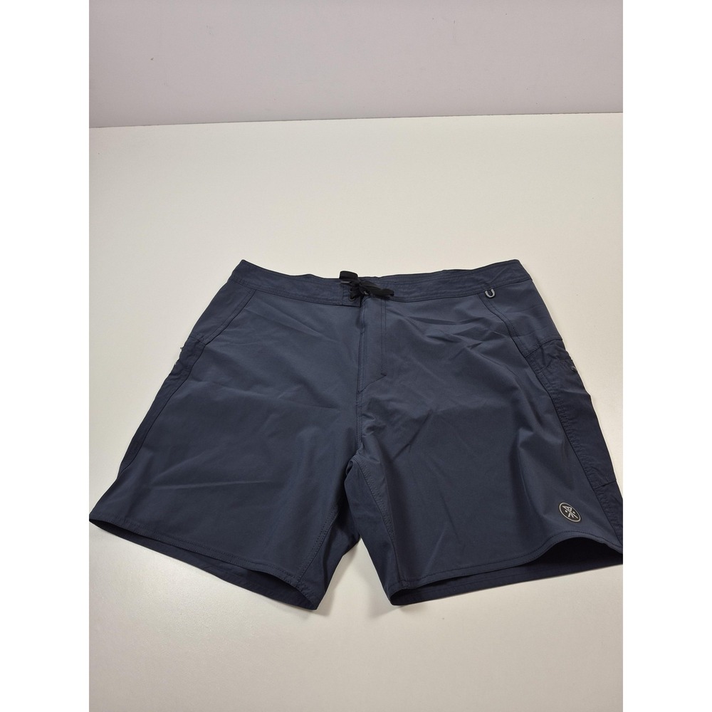Roark Boatman Board Shorts Mens 38 Blue Cordura Quick Dry Surf Swim Trunks RB399